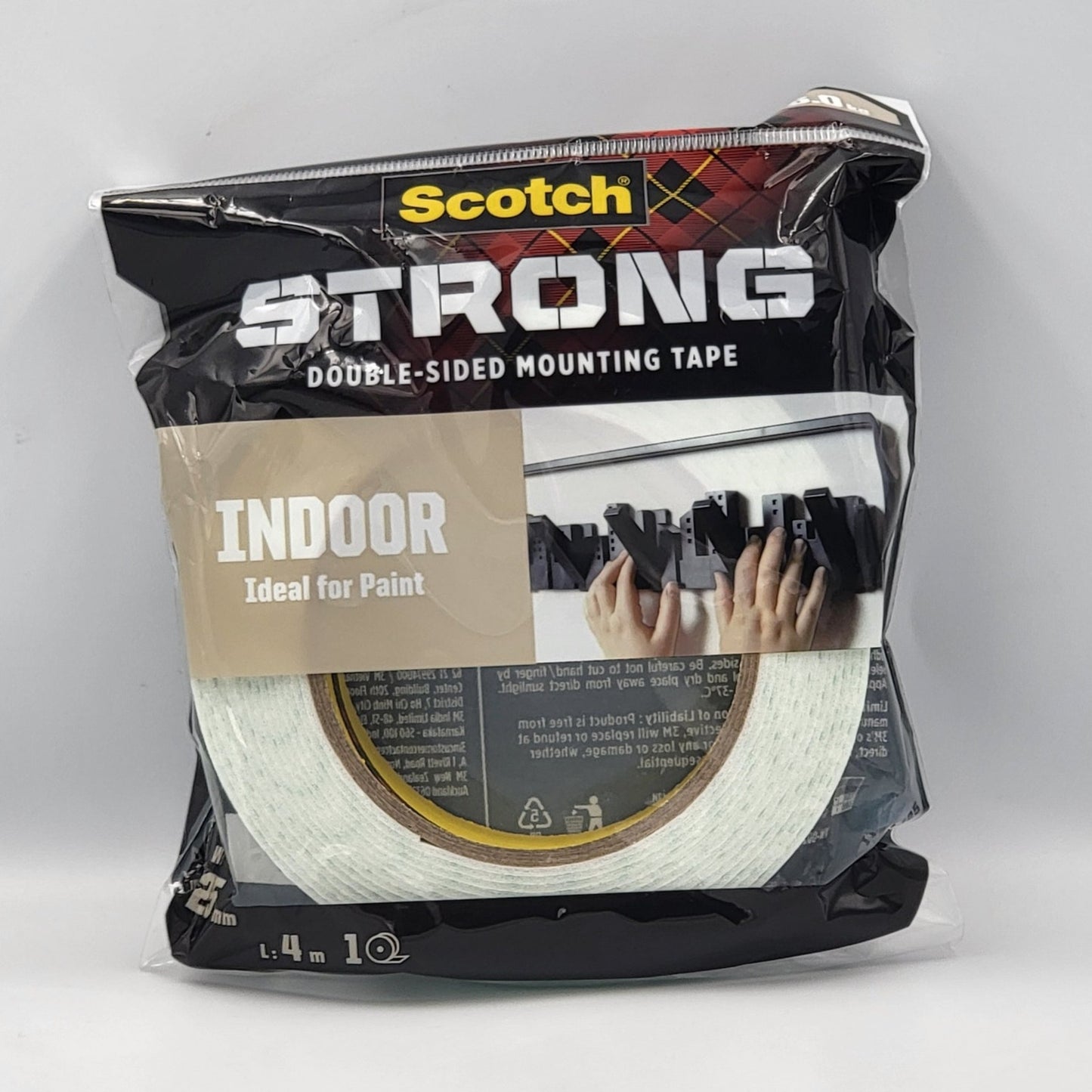 3M Double Sided Tape with Foam (Mounting Tape), 24mm x 5m