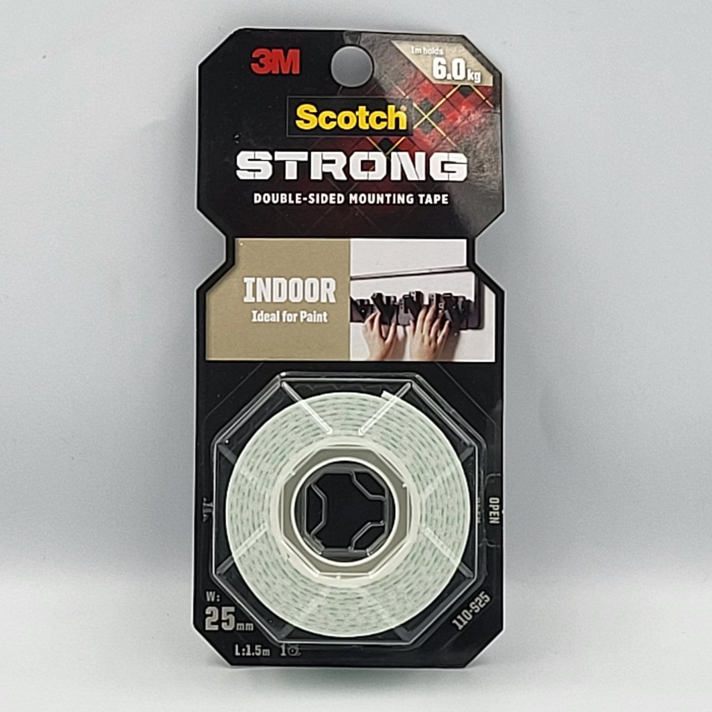 3M Double Sided Tape with Foam (Mounting Tape), 24mm x 2m