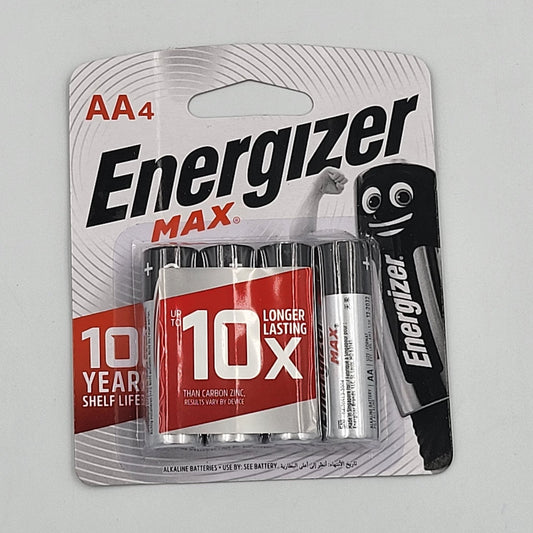 Energizer Battery AA, 4's