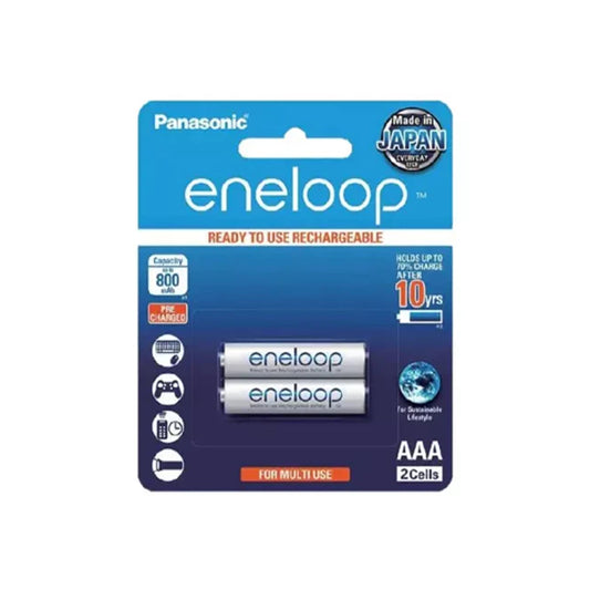 Panasonic Eneloop Rechargeable Batteries AAA, 2's
