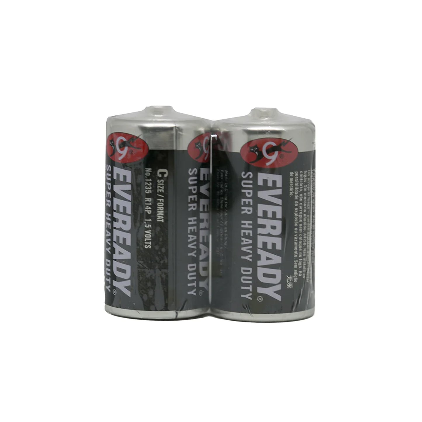 Eveready Battery Size C, Pack of 2's