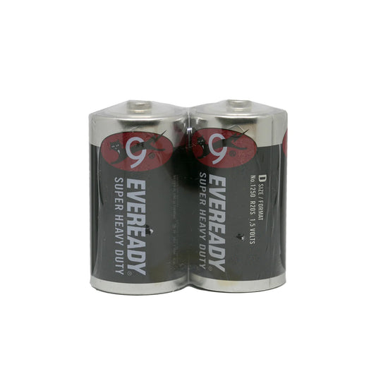 Eveready Battery Size D, Pack of 2's
