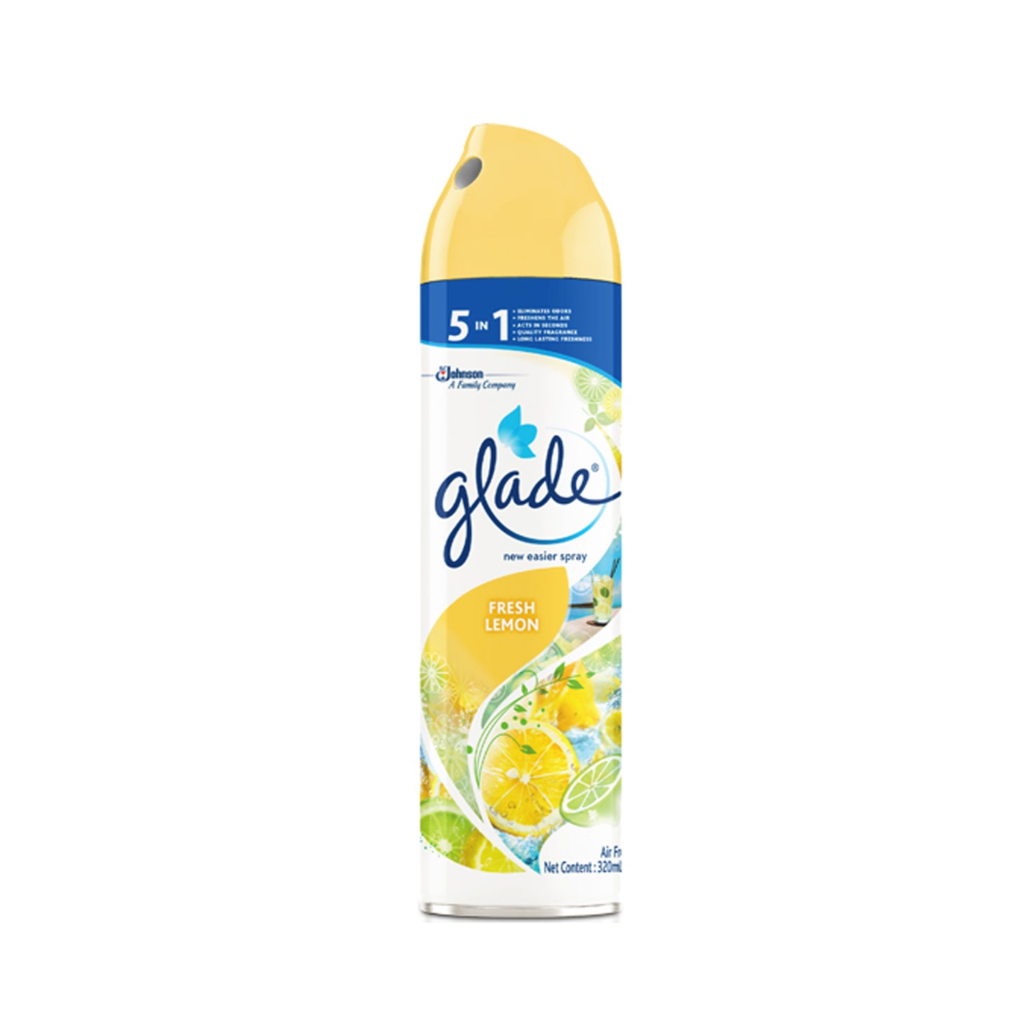 Glade Air Freshener Spray Lemon, 320 ml