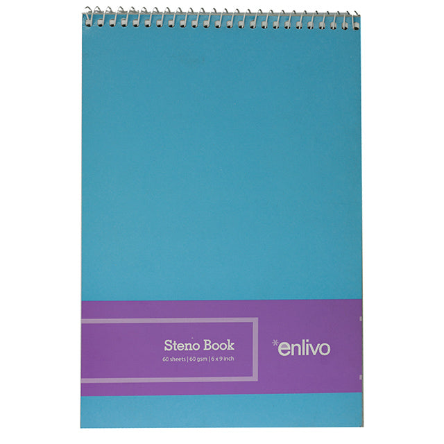 Enlivo Steno Notebook, 60 sheets