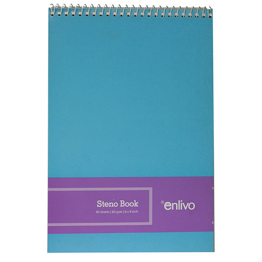 Enlivo Steno Notebook, 60 sheets