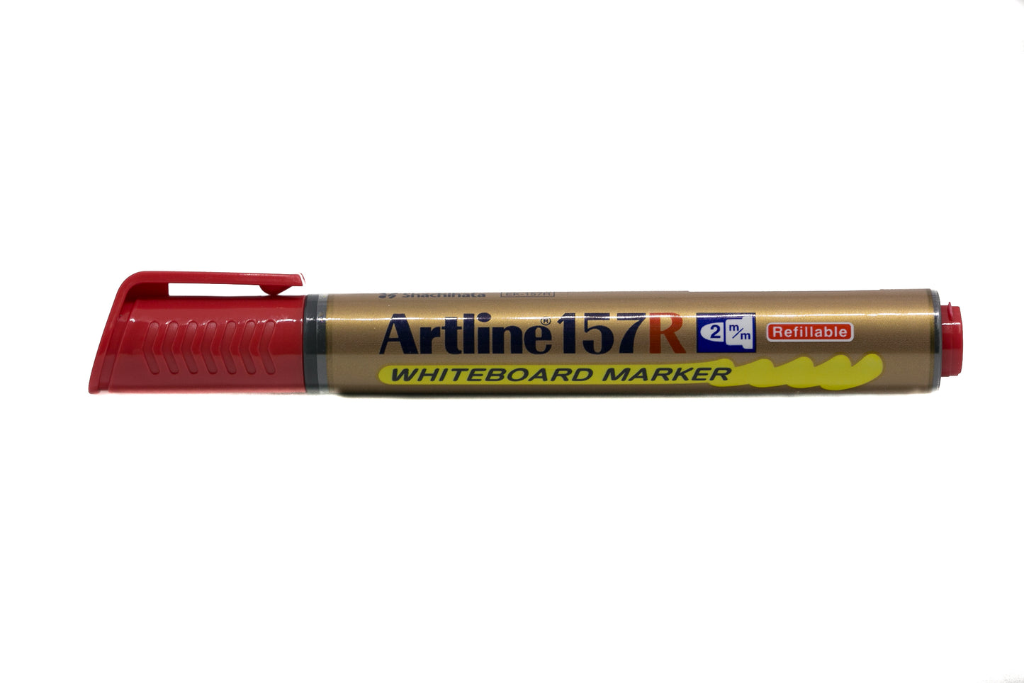 Artline Whiteboard Marker Refillable EK-157R 2mm Red