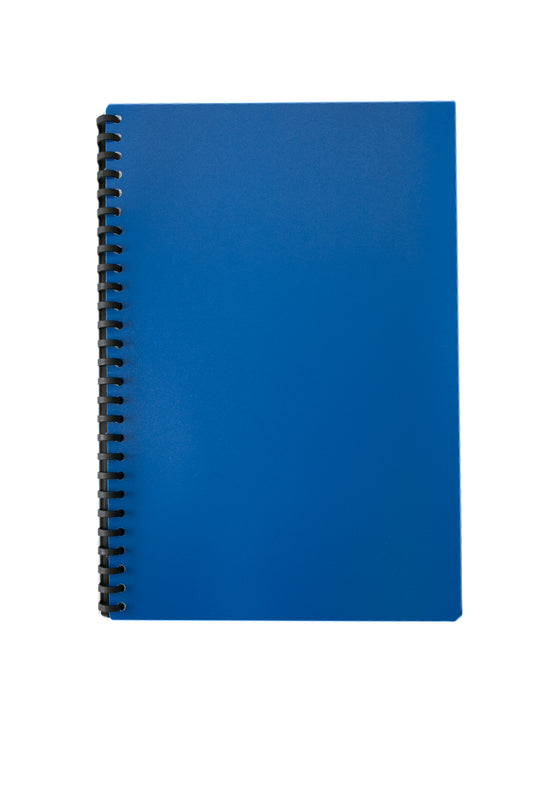 Clearbook 20 Pockets Long, Refillable, Blue