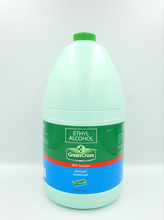 Green Cross Ethyl Alcohol with Moisturizer 70% Gallon