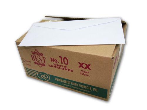 White Letter Envelope - Imported (No. 10)